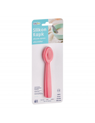 UP-bj_7591,Lingurita din silicon BabyJem (Culoare: Gri)
