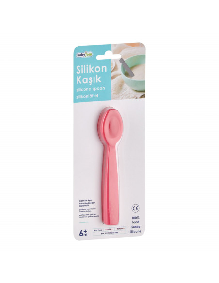 UP-bj_7591,Lingurita din silicon BabyJem (Culoare: Gri)