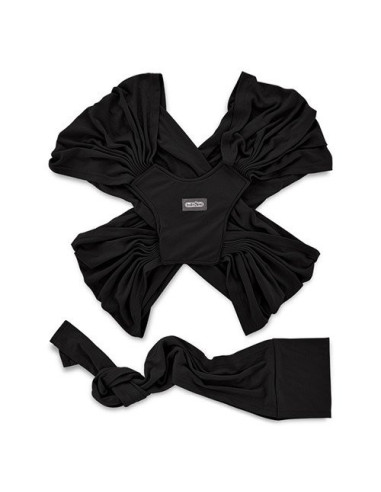 UP-bj_7342,Sistem de purtare wrap elastic pentru bebelusi BabyJem (Culoare: Gri)