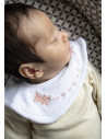 UP-bj_7482,Baveta eleganta brodata BabyJem (Culoare: Alb)