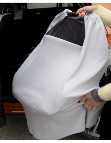 UP-bj_7351,Sal pentru alaptare cu fereastra din tul BabyJem (Culoare: Negru) UP-bj_7351,Sal pentru alaptare cu fereastra din tul BabyJem (Culoare: Negru)