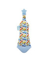 UP-bj_7501,Cravata bebelusi cu accesoriu de dentitie BabyJem (Culoare: Bleu)
