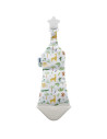 UP-bj_7501,Cravata bebelusi cu accesoriu de dentitie BabyJem (Culoare: Bleu)