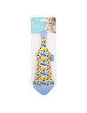 UP-bj_7501,Cravata bebelusi cu accesoriu de dentitie BabyJem (Culoare: Bleu)