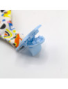 UP-bj_7501,Cravata bebelusi cu accesoriu de dentitie BabyJem (Culoare: Bleu)