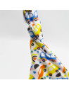 UP-bj_7501,Cravata bebelusi cu accesoriu de dentitie BabyJem (Culoare: Bleu)