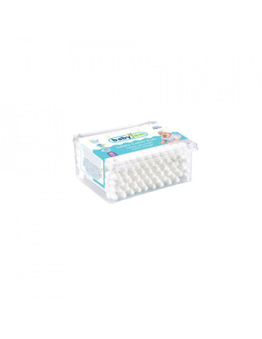 UP-bj_421,Betisoare de urechi cu protectie pentru bebelusi si copii 60 buc BabyJem
