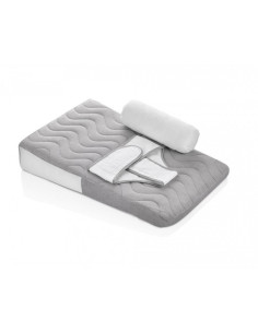 UP-bj_1321,Salteluta pozitionator pentru bebelusi Baby Reflux Pillow (Culoare: Gri) 2