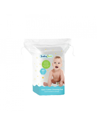 UP-bj_461,Dischete din bumbac 60 buc BabyJem Cleaning Pad