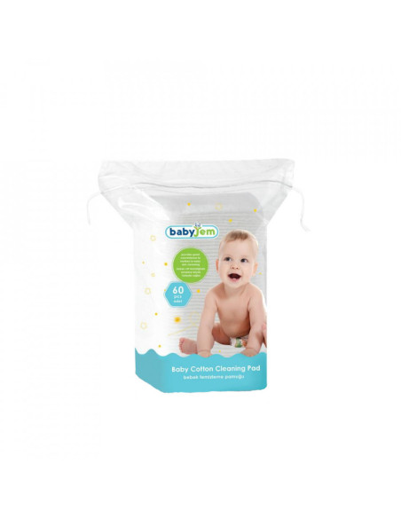 UP-bj_461,Dischete din bumbac 60 buc BabyJem Cleaning Pad