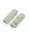 UP-bj_3491,Set 2 protectii pentru centura de siguranta BabyJem Lovely (Culoare: Verde)