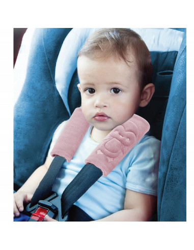 UP-bj_3491,Set 2 protectii pentru centura de siguranta BabyJem Lovely (Culoare: Verde)