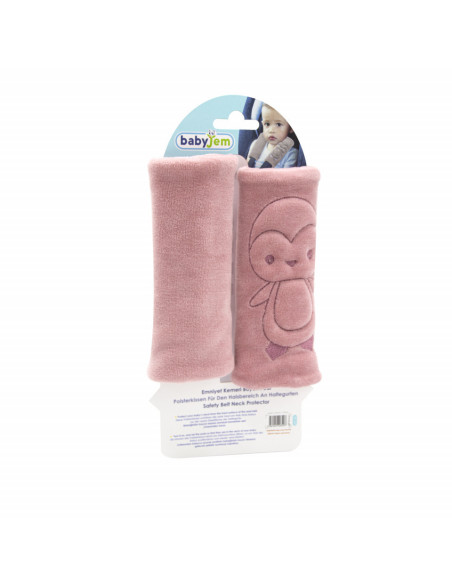 UP-bj_3493,Set 2 protectii pentru centura de siguranta BabyJem Lovely (Culoare: Roz)