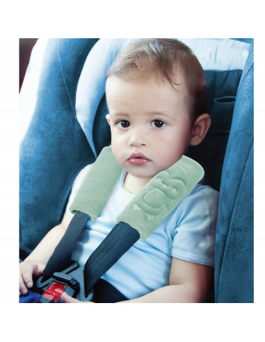UP-bj_3493,Set 2 protectii pentru centura de siguranta BabyJem Lovely (Culoare: Roz)