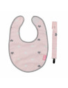 UP-bj_4531,Baveta cu suport pentru suzeta BabyJem (Culoare: Gri)