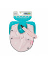 UP-bj_4533,Baveta cu suport pentru suzeta BabyJem (Culoare: Bleu)