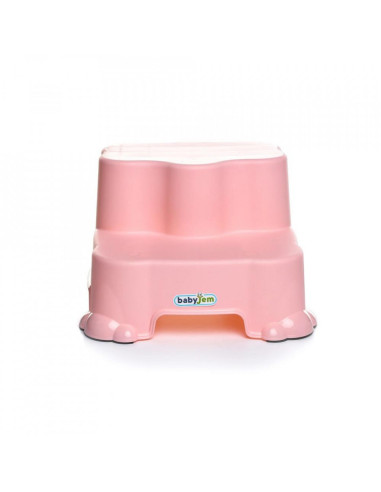UP-bj_5163,Inaltator cu doua trepte Step Stool BabyJem (Culoare: Roz) UP-bj_5163,Inaltator cu doua trepte Step Stool BabyJem (Culoare: Roz)