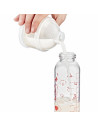 UP-bj_5452,Recipient lapte praf BabyJem cu 3 compartimente (Culoare: Roz)