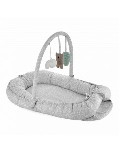 UP-bj_4895,Salteluta Baby Nest cu bara jucarii Between parents (Culoare: Somon) 2