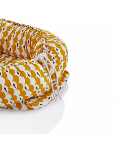 UP-bj_4895,Salteluta Baby Nest cu bara jucarii Between parents (Culoare: Somon)