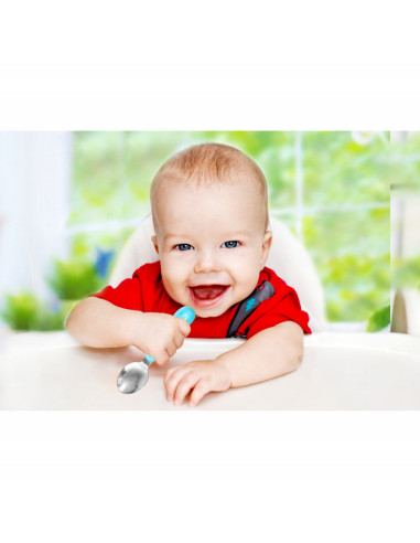 UP-bj_5221,Set tacamuri din inox pentru copii BabyJem (Culoare: Roz) UP-bj_5221,Set tacamuri din inox pentru copii BabyJem (Culoare: Roz)