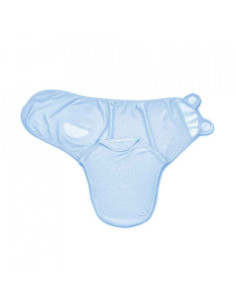 UP-bj_4303,Sistem de infasare din bumbac 0-3 luni BabyJem Swaddle (Culoare: Ecru) 2