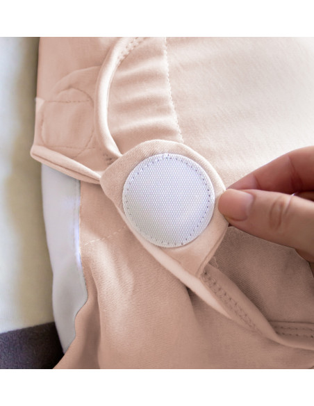 UP-bj_4305,Sistem de infasare din bumbac 0-3 luni BabyJem Swaddle (Culoare: Gri)