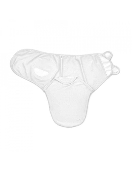 UP-bj_4302,Sistem de infasare din bumbac 0-3 luni BabyJem Swaddle (Culoare: Bleu)