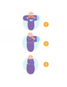 UP-bj_4302,Sistem de infasare din bumbac 0-3 luni BabyJem Swaddle (Culoare: Bleu)