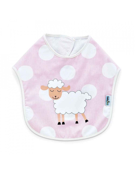 UP-bj_5021,Baveta pentru copii din bumbac Dots (Culoare: Roz)
