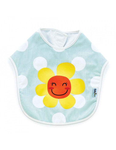UP-bj_5023,Baveta pentru copii din bumbac Dots (Culoare: Bleu)