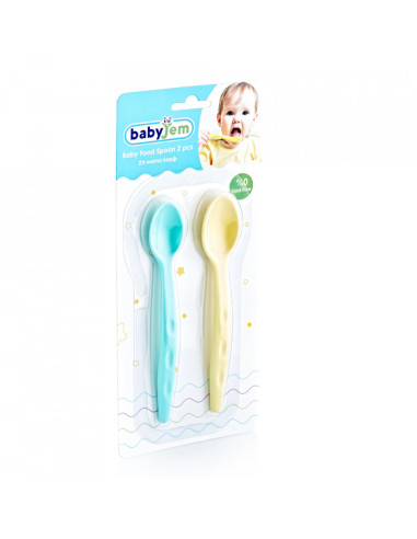 UP-bj_4942,Set 2 lingurite pentru copii BabyJem (Culoare: Roz)