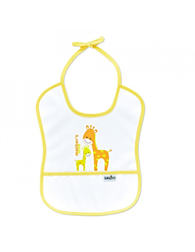UP-bj_0303,Baveta impermebila pentru copii BabyJem Small (Culoare: Galben)