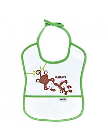 UP-bj_0303,Baveta impermebila pentru copii BabyJem Small (Culoare: Galben)