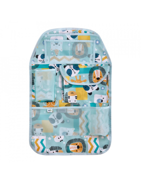 UP-bj_3342,Organizator BabyJem pentru scaun auto Jungle (Culoare: Bleu)