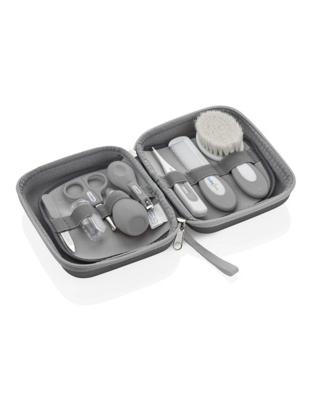 UP-bj_3633,Set ingrijire bebelusi cu 9 piese BabyJem Grooming Set (Culoare: Gri)
