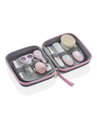 UP-bj_3631,Set ingrijire bebelusi cu 9 piese BabyJem Grooming Set (Culoare: Roz)