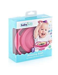 UP-bj_3504,Bol multifunctional cu capac si rotire 360 grade Amazing Bowl (Culoare: Gri) 2