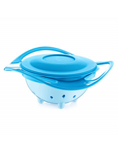 UP-bj_3503,Bol multifunctional cu capac si rotire 360 grade Amazing Bowl (Culoare: Bleu)