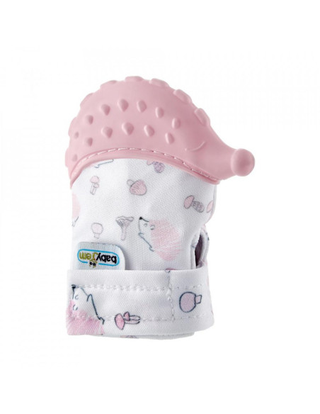 UP-bj_6121,Manusa bebelusi pentru dentitie Scratch Gloves (Culoare: Roz)
