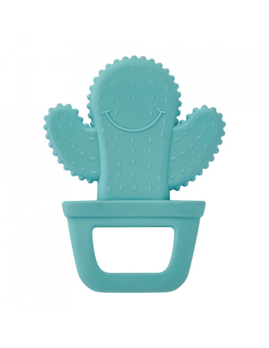 UP-bj_628_24,Jucarie dentitie BabyJem Cactus (Culoare: Bleu)