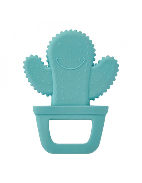 UP-bj_628_24,Jucarie dentitie BabyJem Cactus (Culoare: Bleu)