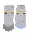 UP-bj_6523,Sosete cu accesoriu dentitie BabyJem Teether Socks (Culoare: Gri)