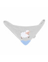 UP-bj_3741,Baveta triunghi cu accesoriu dentitie BabyJem Cowboy Bib (Culoare: Roz)