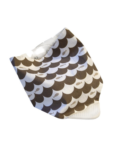 UP-bj_6864,Baveta tip bandana cu jucarie dentitie (Culoare: Indigo)