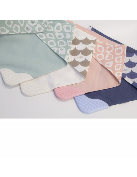 UP-bj_6864,Baveta tip bandana cu jucarie dentitie (Culoare: Indigo)