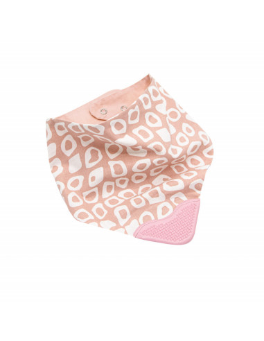 UP-bj_6864,Baveta tip bandana cu jucarie dentitie (Culoare: Indigo)