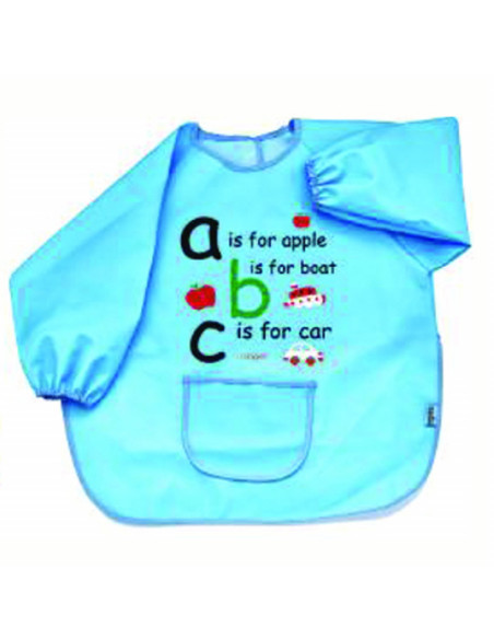 UP-bj_0494,Sort cu maneci pentru activitati ABC BabyJem (Culoare: Bleu) UP-bj_0494,Sort cu maneci pentru activitati ABC BabyJem (Culoare: Bleu)
