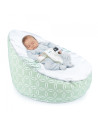 UP-bj_3483,Fotoliu pentru bebelusi cu ham de siguranta Baby Bean Bed (Culoare: Roz)