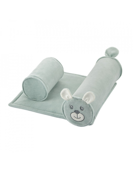 UP-bj_6791,Pernuta pozitionator anti-rasucire BabyJem pentru bebelusi 34x36cm (Culoare: Verde)